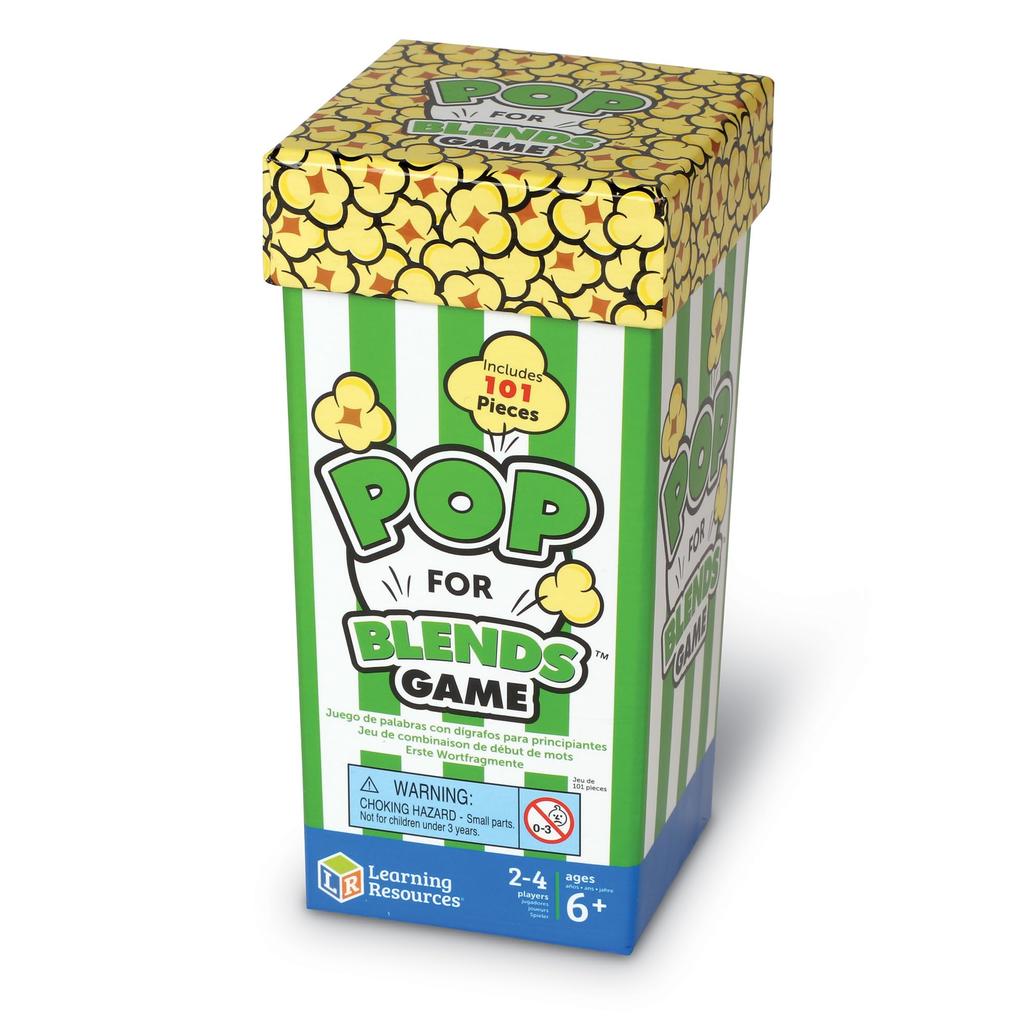 Learning Resources Pop Games Pop for Blends Pop Game Consonant Blends LER 8471 - (Popcorn)