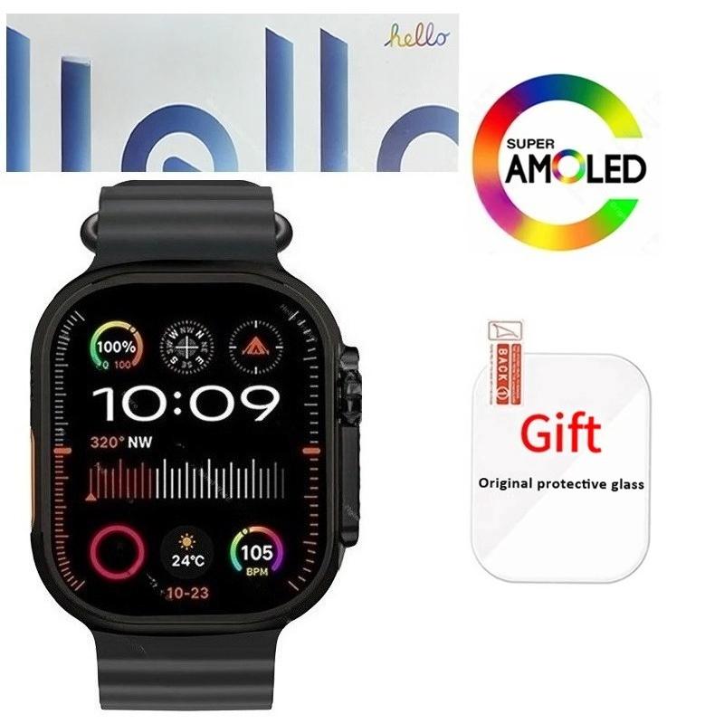 Новые Умные Часы Оригинальные Hello Watch 3 Plus ULTRA 3 49мм HD AMOLED 4G ПЗУ NFC DeepSeek GPS Компас Bluetooth Звонок Часы Мужские Женские
