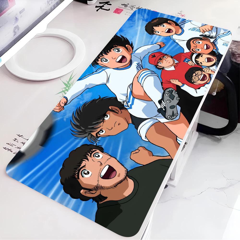 Футбольные Комиксы Капитан Цубаса Коврик для Мыши Аниме игра mause pads cs lol XXL Домашний HD Коврики для Компьютерного Стола Ковер Геймер Офис Ноутбук