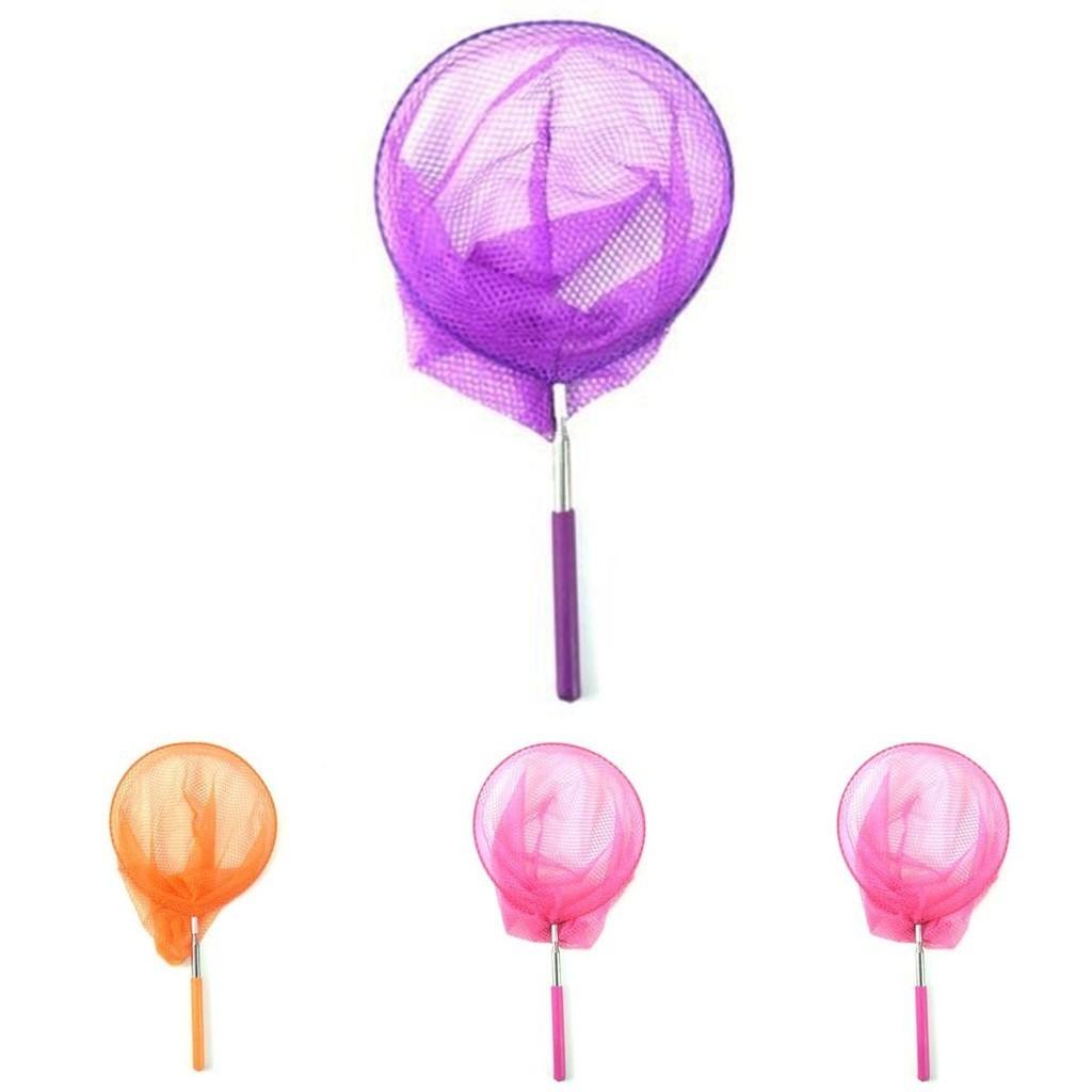 Colorful Kids Extendable Telescopic Handle Fishing Bug Butterfly Catching Net