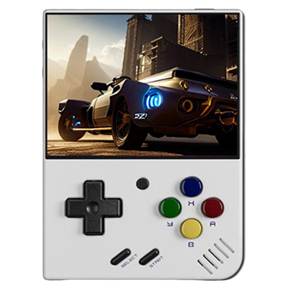 Mini Plus Handheld Game Console Mini+ 3.5-inch IPS Screen White with 64GB TF Card