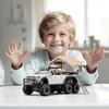 1/24 Ford F150 Raptor Diecast Trucks,  F150 Pickup Truck with Sightseeing Cabin, Pull Back Truck Toys with Light and Sound for Kids Ages 4-8