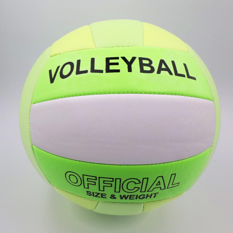 PVC Machine-Sewn Soft Volleyball for Junior High Students - Competition & Beach Training Volleyball