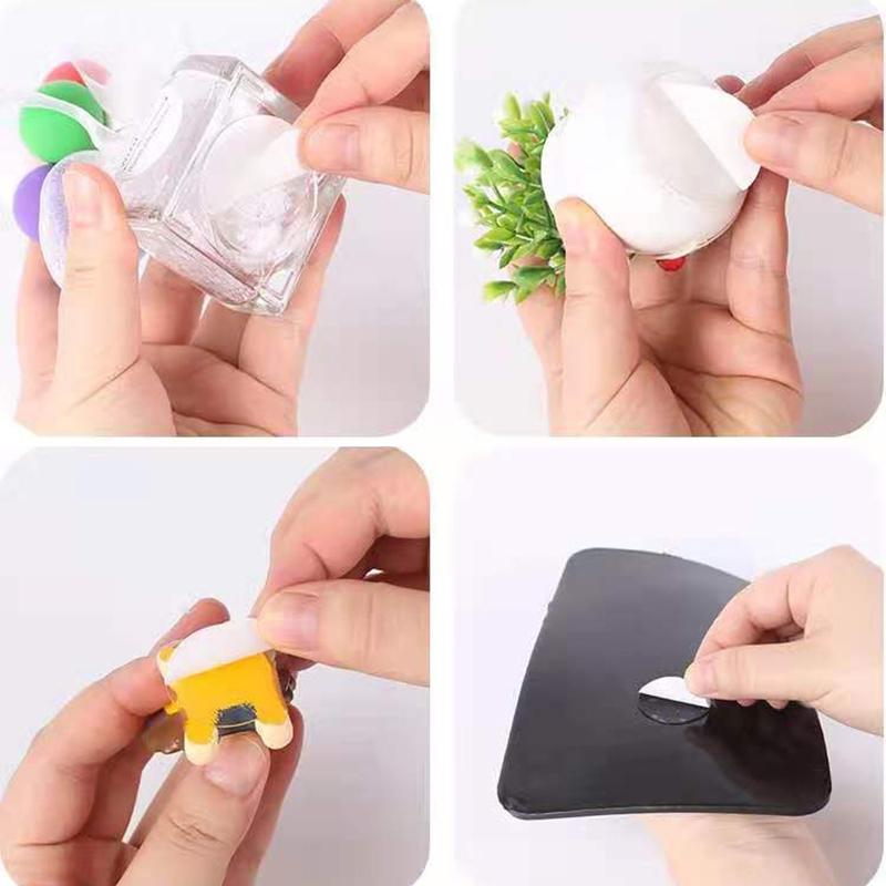 10pc Transparent Acrylic Office Double-Sided Tape Strong Self-adhesive Waterproof Traceless High Temperature Resistant Nano Tape