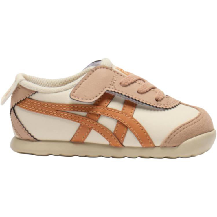 ONITSUKA TIGER Mexico 66 Удобные Универсальные Низкие Кроссовки для Ходьбы Детские кроссовки Бежевый Оранжевый 1184A074-205
