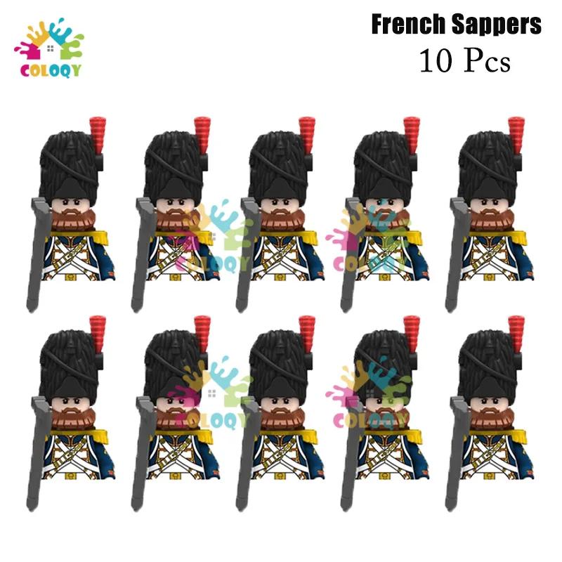 Kids Toys 22Pcs/10Pcs Napoleonic Wars Military Soldier Building Blocks Imperial Navy Figures Toys For Kids Birthday Gifts
