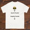 Смешная футболка Quarter Pounder Daughter Pounder Classic Tee Harajuku Streetwea Cotton Camisetas Круглый вырез Топ