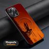 S-Silent Hill Game Hot Cool Phone Case For iPhone 16 15 14 13 12 11 Plus Pro Max  High-end Luxury Magsafe Sheepskin