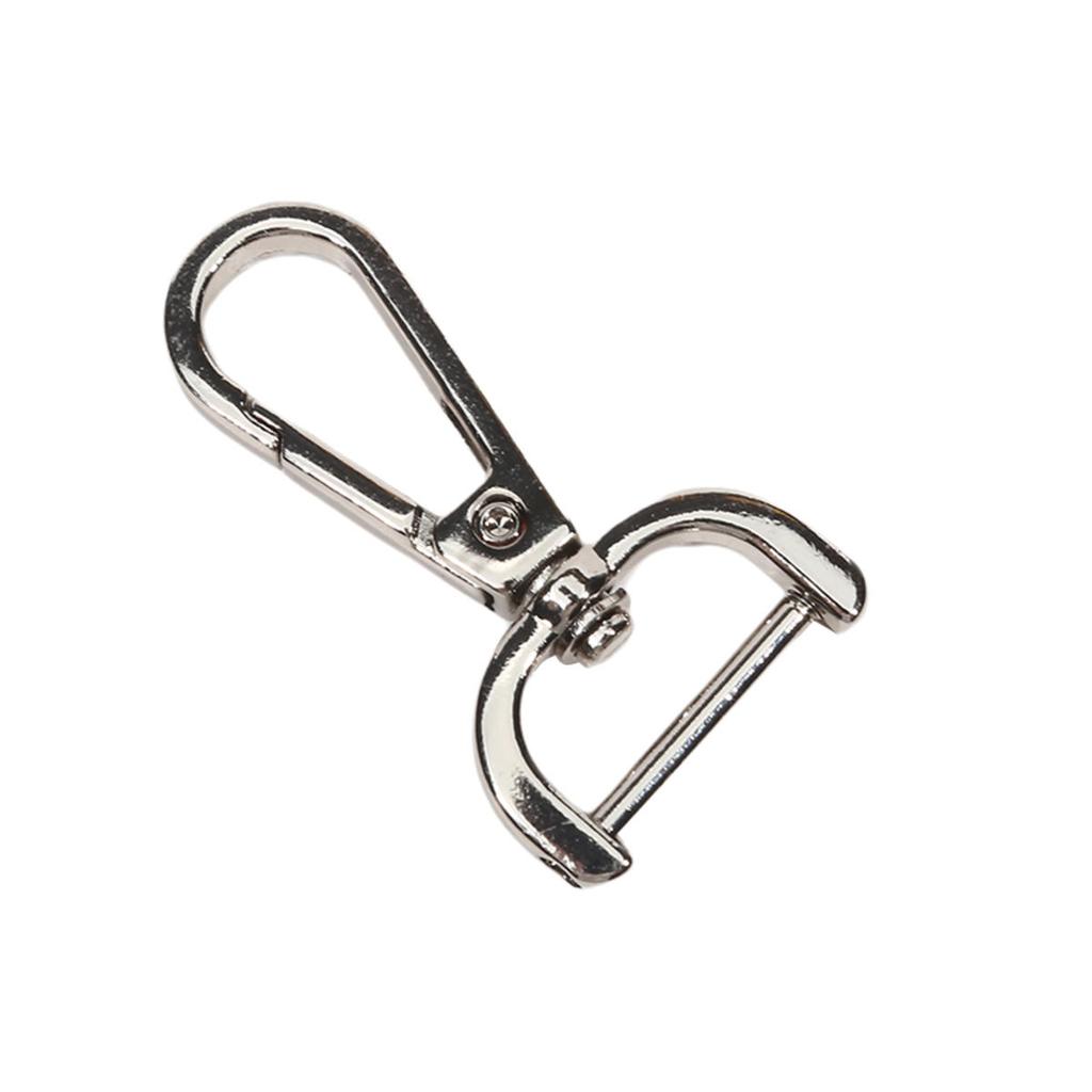 1pc Zinc Alloy Detachable Snap Hook Trigger Clips Buckles for Strap Belt Keychain Webbing Pet Leash Leathercraft Hooks 4 Sizes