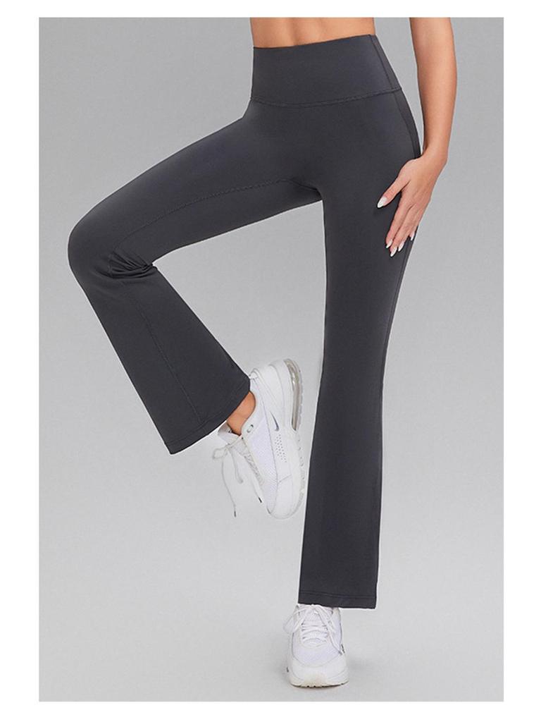 High-Waisted Tummy Control Flared Yoga Pants for Running & Pilates