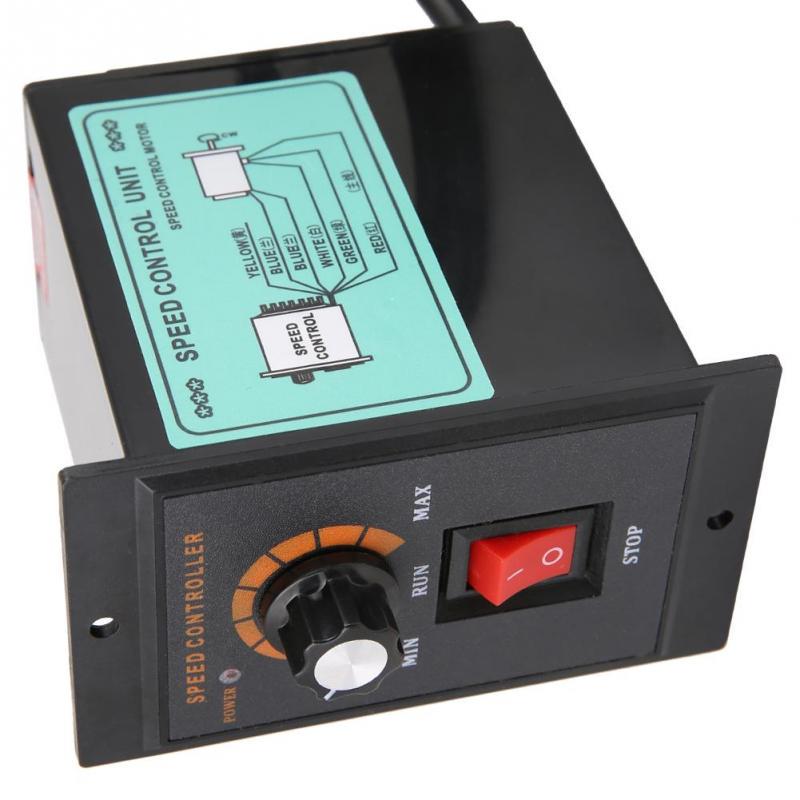 AC 220V 50/60Hz Однофазный регулятор скорости двигателя переменного тока Регулятор скорости электродвигателя