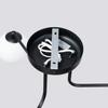 Lampa Sufitowa Nowoczesna Czarna Szklane Białe Kule Do Salonu Przedpokoju 3Xg9 8W Astral Sollux Lighting