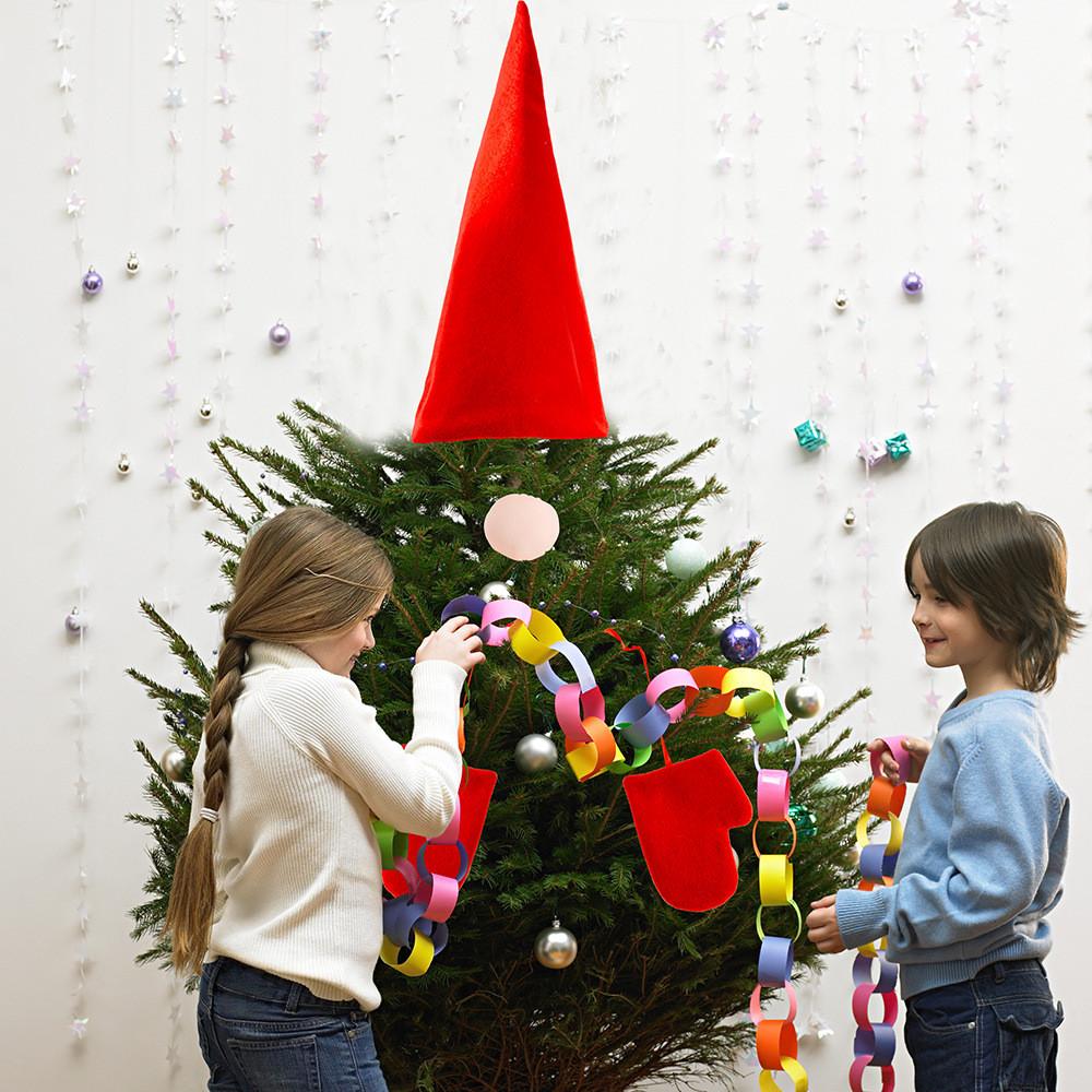 Christmas Tree Top With Hat Nose Gloves Creative Decorations For Celebrations