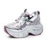 Women's Spring and Summer New Fashion Mesh Shoes Casual Sports Shoes Versatile Thick-soled Inner Height-increasing Women's Shoes