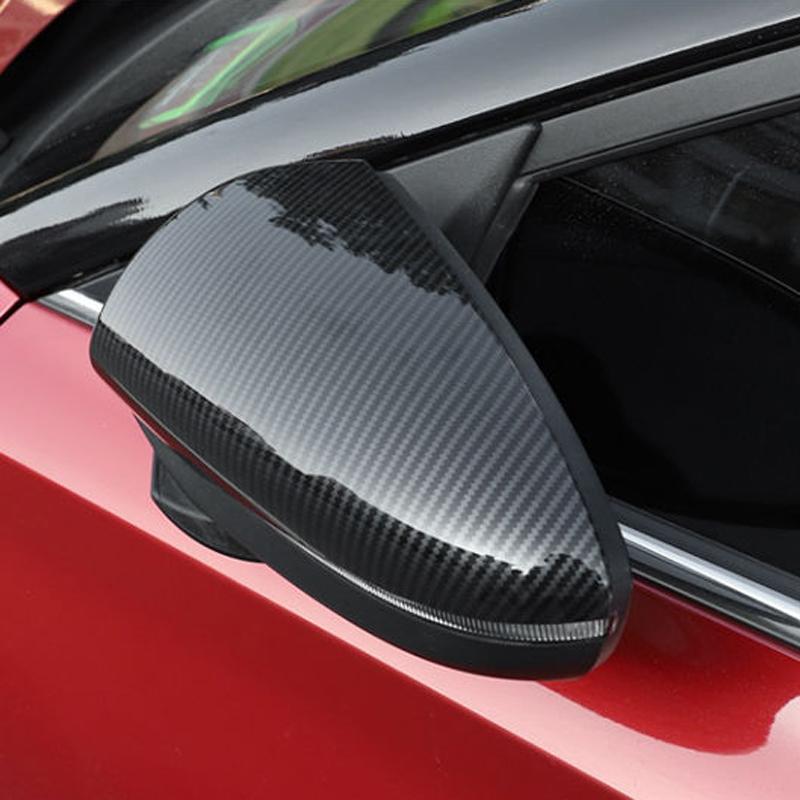 For Hyundai i20 i20N -2024 Accessories Exterior Door Side Wing Rearview Mirror Cover Trim Crash Protection Sticker Styling