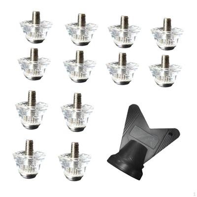 12 шт. шипов для футбольной обуви, бутсы для футбольных бутс, бутсы для газона, легкой атлетики и твердого грунта, сменные шипы для