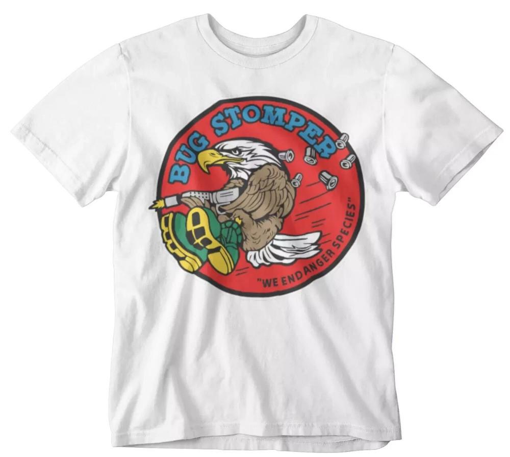 ALIENS T-SHIRT BUG STOMPER HORROR RIPLEY 70S 80S 90S MOVIE FILM RETRO GIFT Unisex T-Shirt