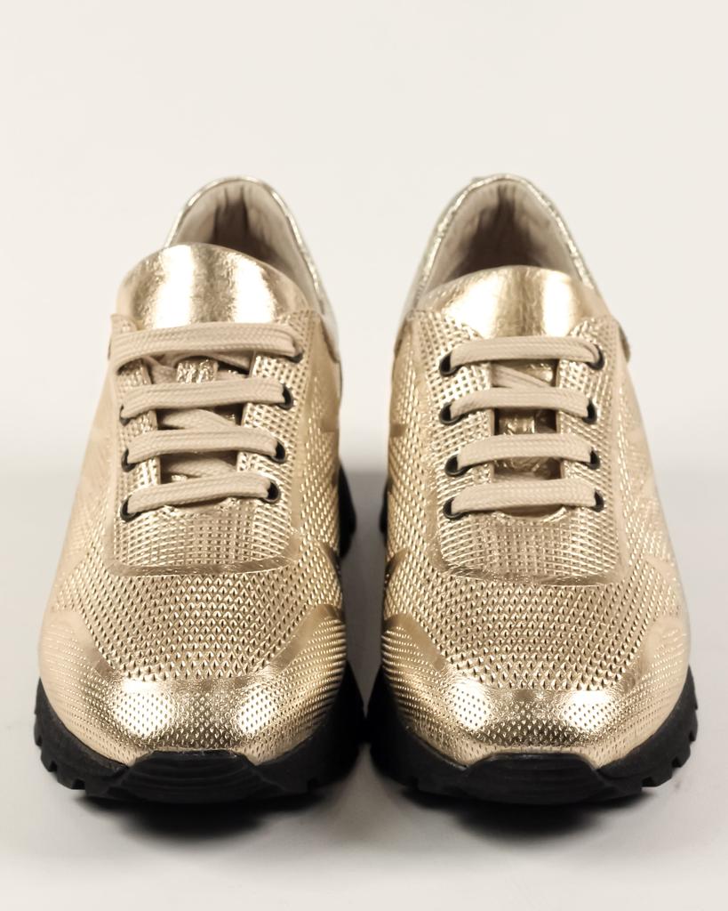 Кроссовки женские Evromoda 240356 36 золотистые