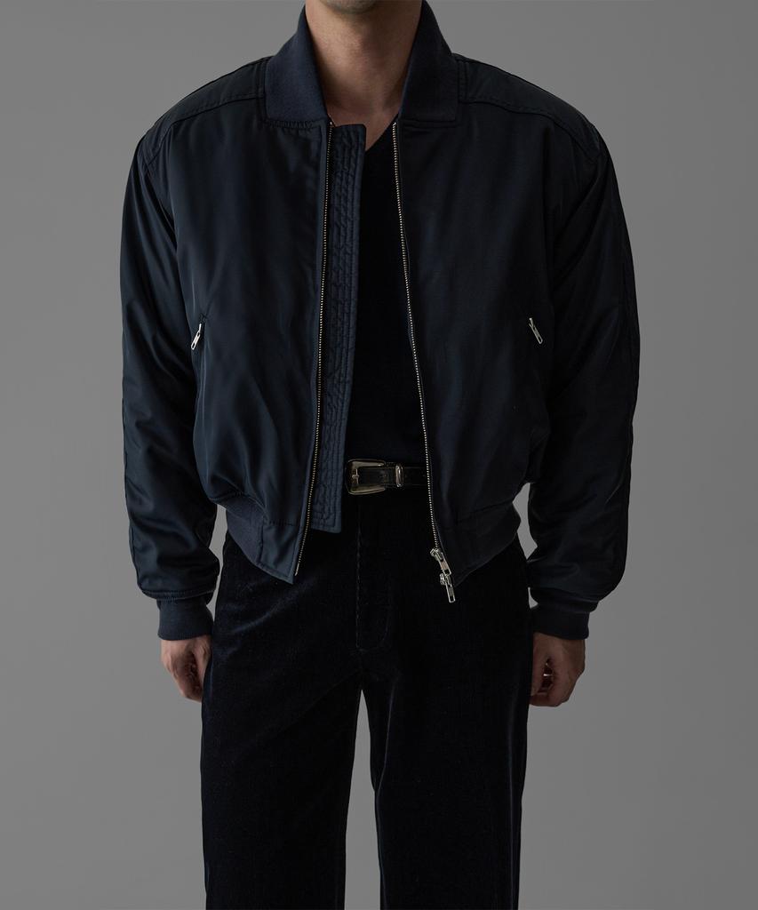 Bowlow Product Crop Heavy Ma-1 Padded Jacket [Navy]