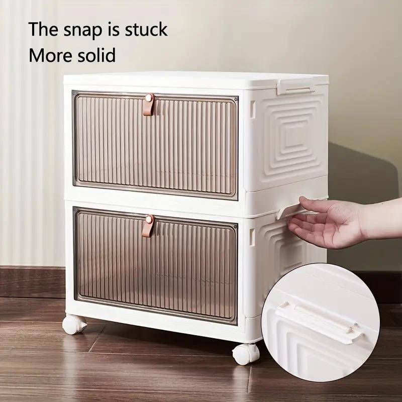 Увеличьте пространство для хранения обуви с помощью этого складного шкафа для обуви, состоящего из 1–2 предметов — прозрачного, пыленепроницаемого и большой вместимости!