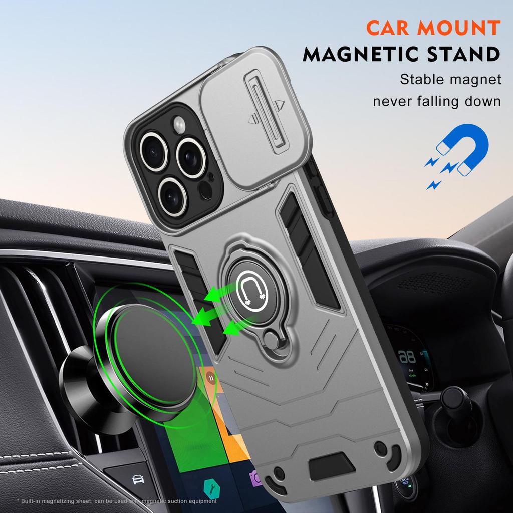 Новый чехол с держателем-кольцом для iPhone 15 Pro Max и 14 Pro