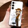 Мультяшный чехол для телефона S-Sprunkis для Samsung S25 S24 Ultra S23 Fe S22 S20 S21 Plus Fe Ultra 5G Прозрачный чехол