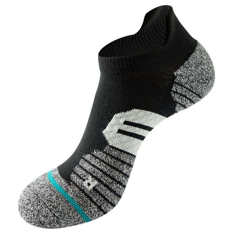 Спортивные носки для мужчин и женщин, поднимающие уши, быстросохнущие, компрессионные, для бега, фитнеса, утолщения, для баскетбола, осень и зима, для тренировок