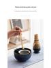 Handmade Japanese Matcha Ceramic Tea Bowl and Bamboo Whisking Tool