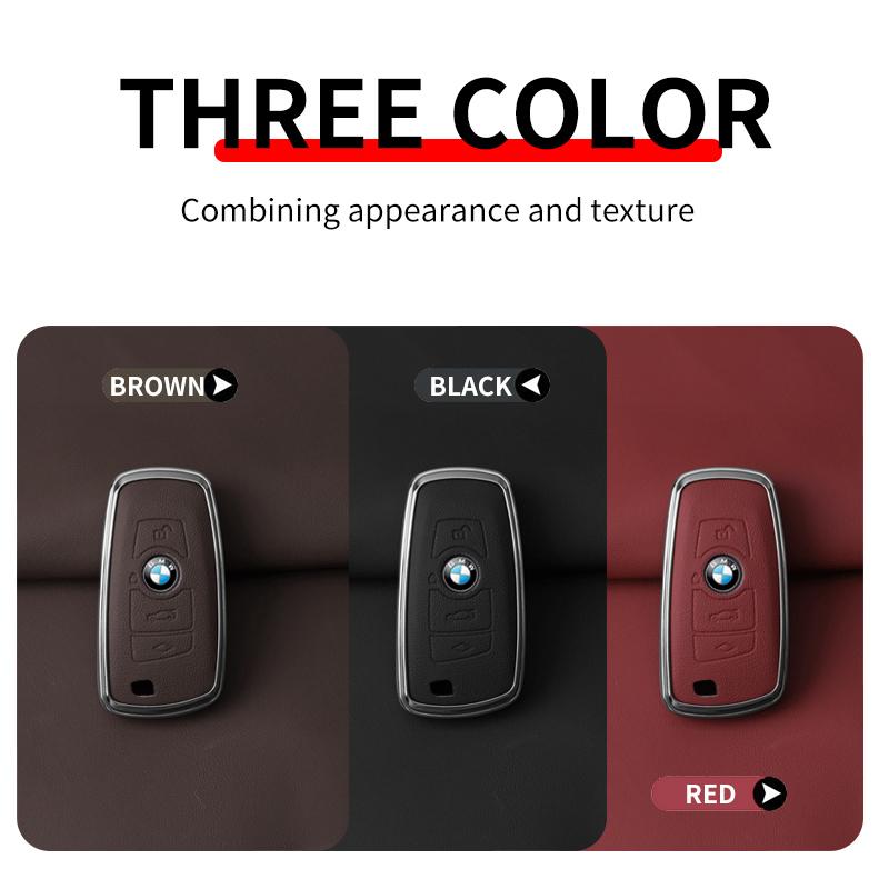 Горячее 2025 Для BMW 1 3 5 7 Серии X1 X3 X4 X5 F10 F15 F16 F20 F30 F18 F25 M3 M4 E34 Чехол для ключей Крышка Корпус из сплава Держатель Брелок Аксессуары