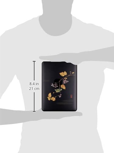 Компания Nakatani Brothers Yamanaka Лаковая шкатулка для важных документов, Черная, Ханеото 33-4403