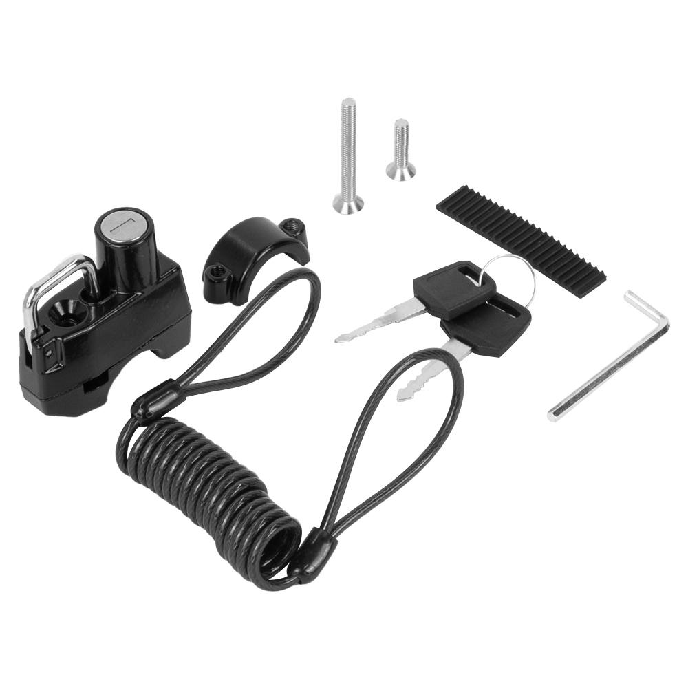 Замок для шлема, противоугонный электрический скутер для Xiaomi M365 Pro 1S Pro2 Mi3, защитный замок для шлема с 2 ключами и инструментом для установки