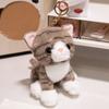 Soft Furry Simulated Cat Doll Stuffed Animal Stuffed Cat Keychain Kitten Plush Toy  Pet Toys