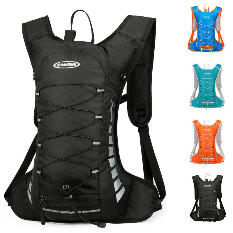 Outdoor Cycling Bag Lightweight Breathable Sports Backpack Large Capacity Hiking Bike Water Bag Shoulder Bag