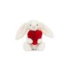 JELLYCAT День святого Валентина Заяц Бонни Красное Сердце Кукла Плюшевая Кукла Высота 18/31 см