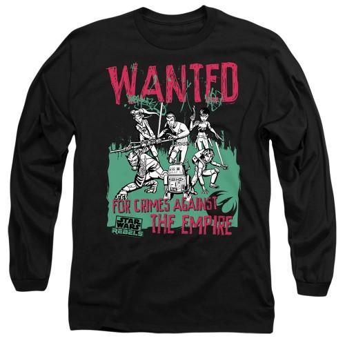 Star Wars Unisex Adult Wanted Rebels T-Shirt