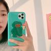 Корейский Ins Милый Динозавр Подставка Чехол для Мобильного Телефона Apple 15 Promax 14 Подходит для Iphone11 Пара X Мягкий 13