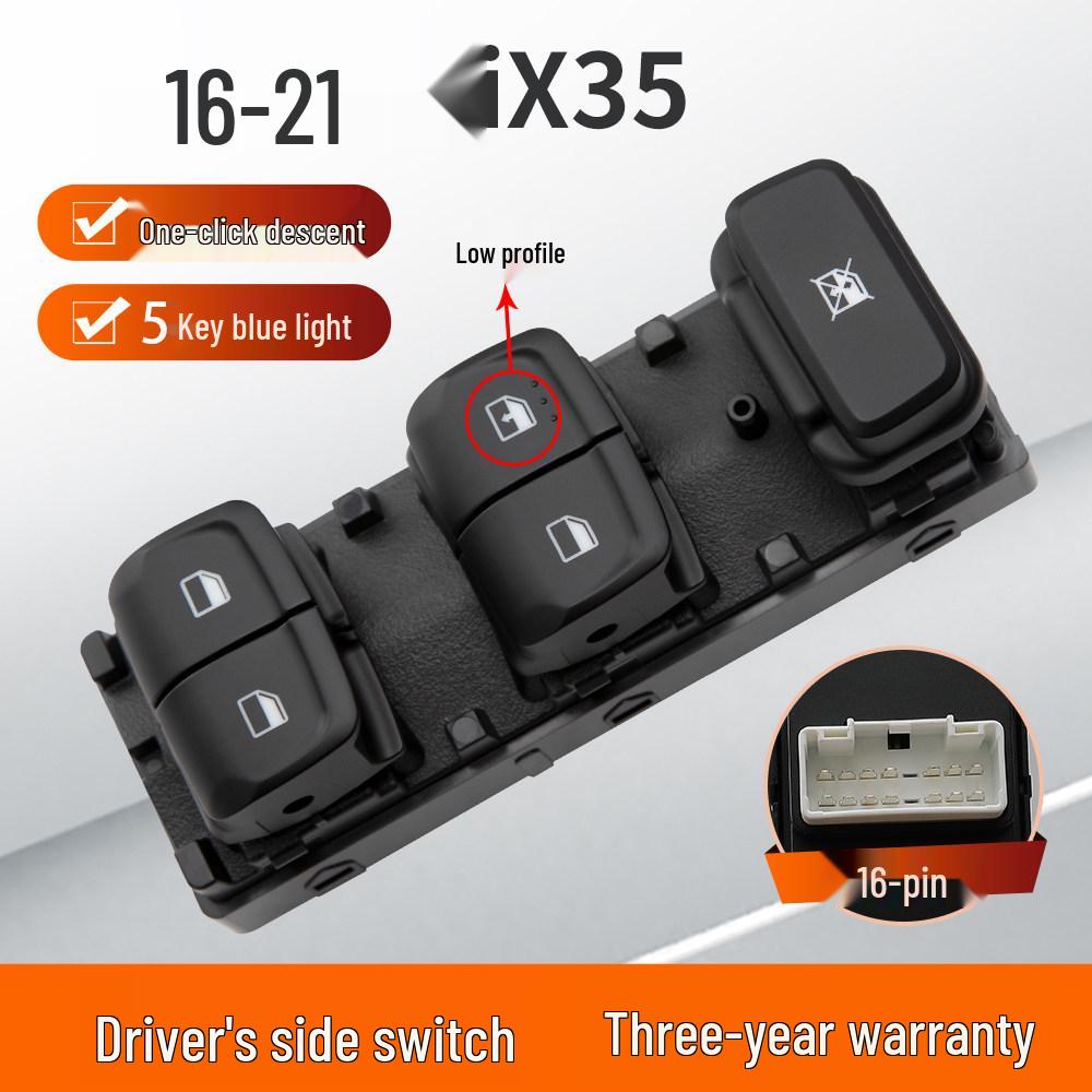 Hyundai ix35 2013 Передний левый водительский переключатель стеклоподъемника Аксессуар