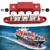 250A Total Capacity 12V Busbar 4 Post Bus Bar Power Distribution Block