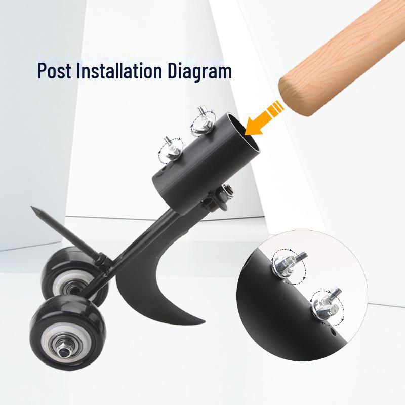 Эргономичный садовый роликовый крючок для удаления сорняков