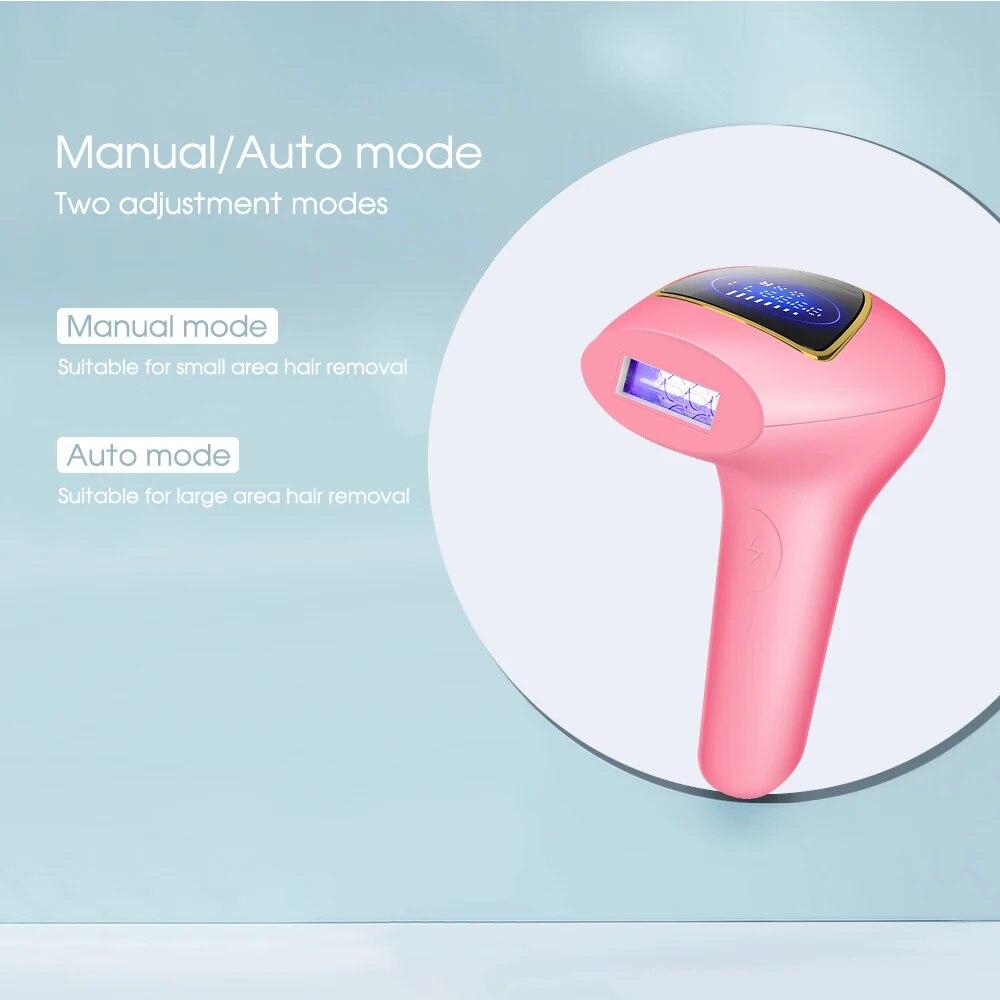 Лазерный эпилятор с вспышкой, IPL импульсный свет, депилятор с ЖК-дисплеем, 8 уровней для женщин, безболезненное удаление волос в бикини
