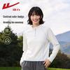 Warrior Autumn Contrast Quarter-Zip Long Sleeve T-Shirt
