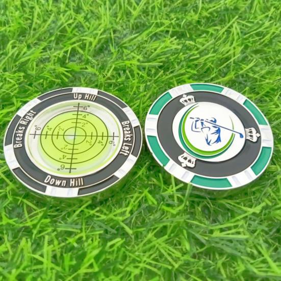 Magnetic Golf Green Reader High-Precision Compact Size Lightweight Portable Bubble Level Golf Putting