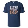 Футболка с принтом The Sleep Shirt 100% хлопок Летние футболки для мужчин женщин Оверсайз Повседневные топы