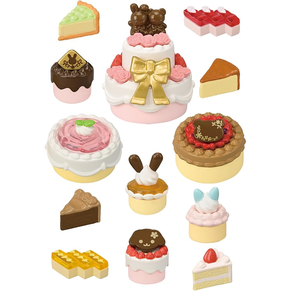 Sylvanian Families Sweet Patisserie Furniture Set for Dollhouse Ages 3+ Toy with ST Mark Certification