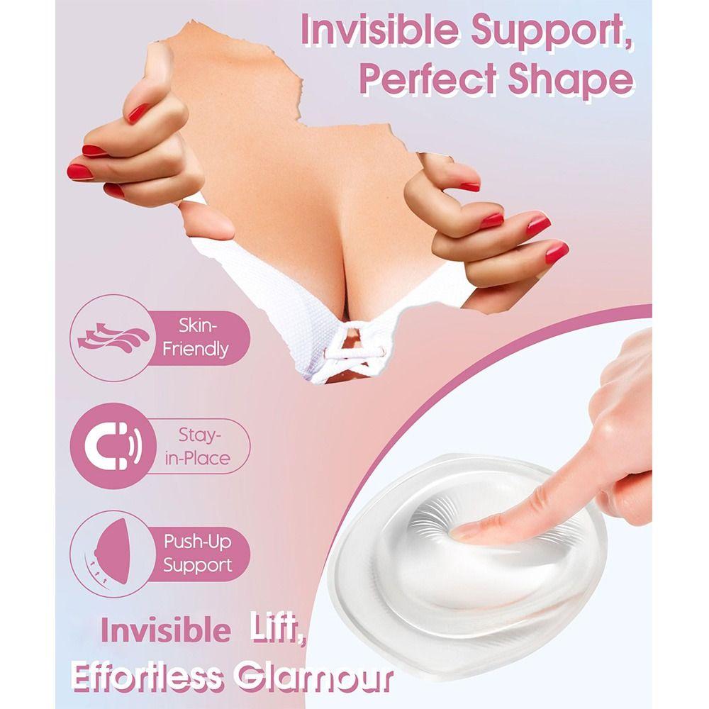 Soft Breast Pads Silicone Padding Bust Enhancer Hot Inserts Breast Pads  for Bikini Swimsuit
