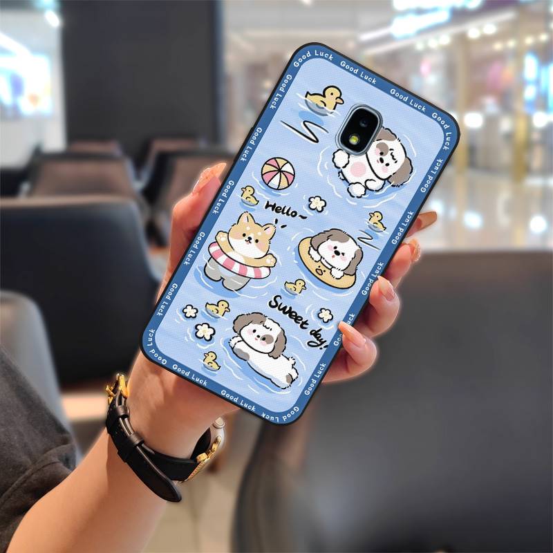 Модный защитный чехол для телефона для Samsung Galaxy J3 2018/J4 US Прочный Полная защита Мягкий чехол Накладка Мультяшный Милый ТПУ