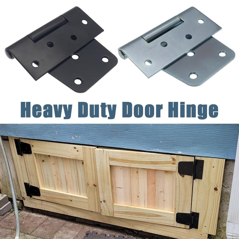 Heavy Duty Door Cabinet Hinge Self Closing Overlay Flat Cabinet Hinge Suitable for Home Decorative Hardware Soundproofing Hinge