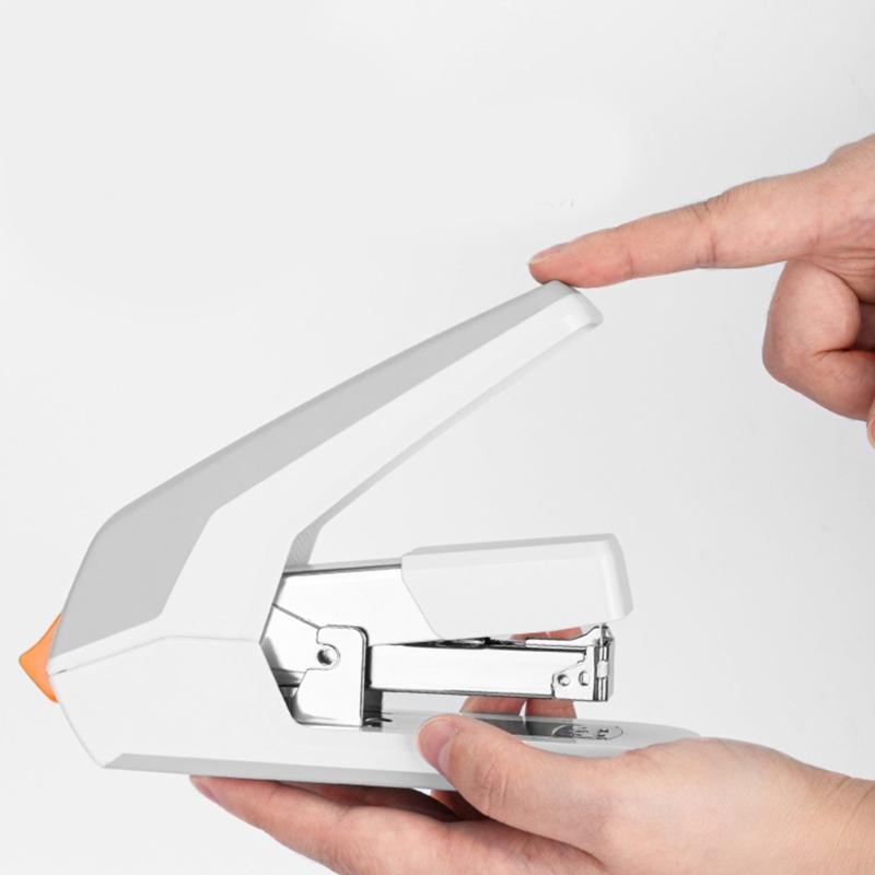 Heavy Duty Stapler 40 Sheets Capacity Labor-Saving Stapler Ergonomic Grip Slip Resistant Base Office Stapling Machine