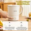 Foldable Electric Kettle, Portable Stainless Steel Electric Hot Water Cup, Fully Automatic Mini Travel Water Boiler for Fashionable Home Use