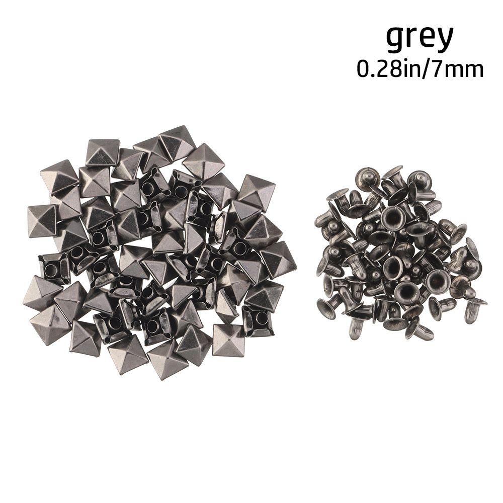 Обувь, декор сумки, аксессуары для одежды, фиксирующие шпильки в форме пирамиды, тканевые пуговицы, квадратные заклепки, металлические шипы